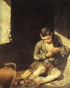 Bartolome Esteban Murillo The Young Beggar oil painting on canvas